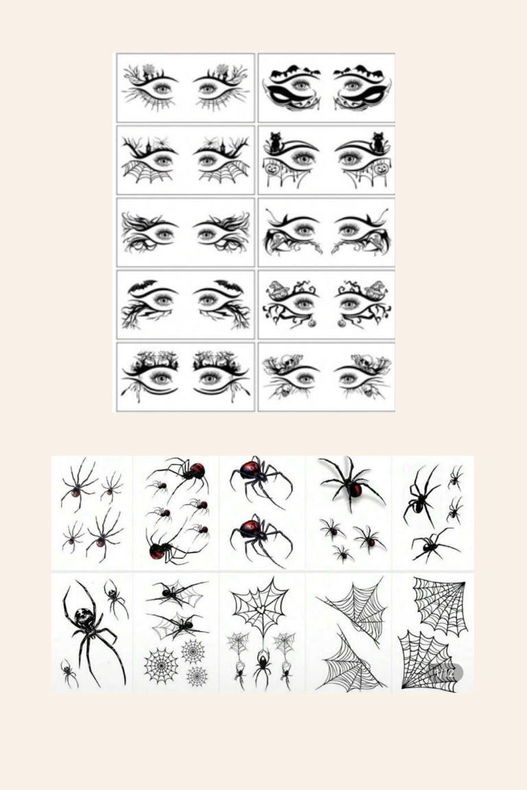 Sminke og midlertidige tatoveringer - Halloween