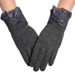 Handsker; Anette, grå