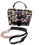 Taske: Miss Leonella, lækkert taske med leopartprint