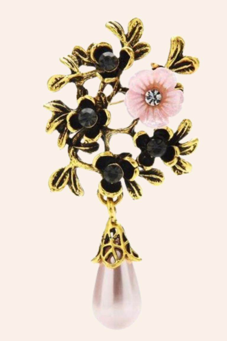 Brocher - blomster/frugter