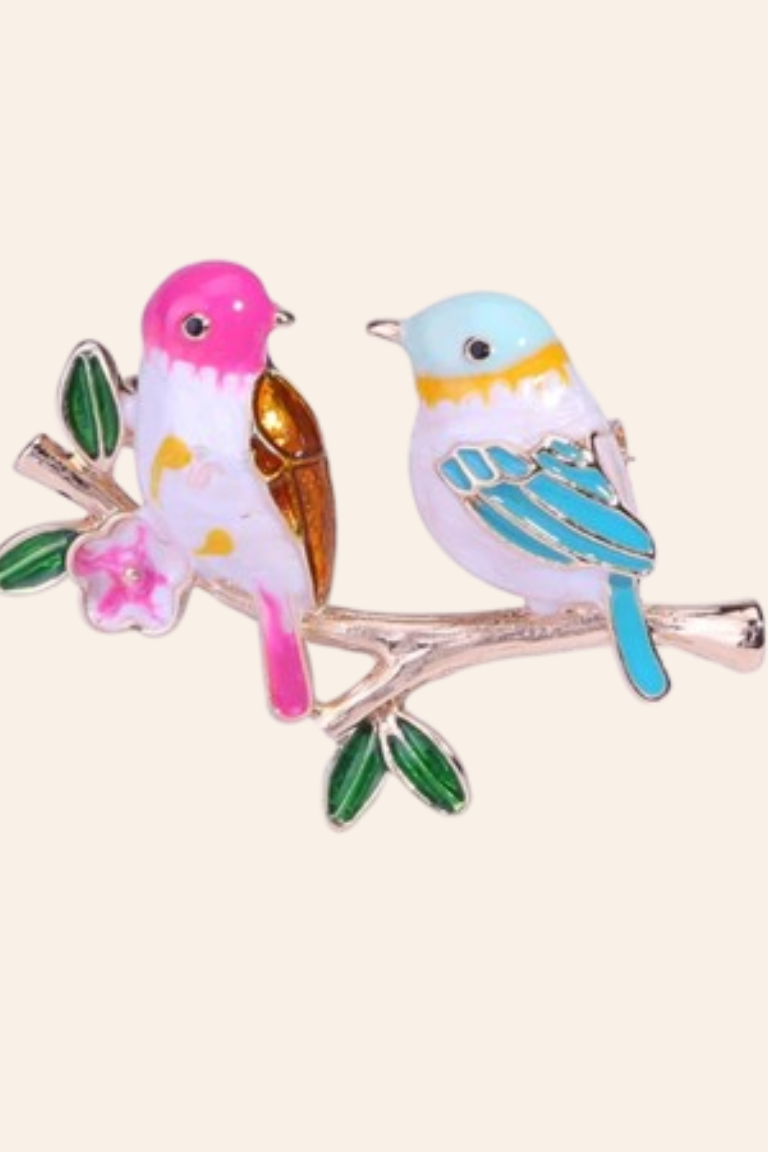 Brocher - fugle/sommerfugle