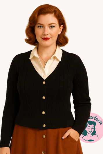 Cardigan, Carla cardigan - sort