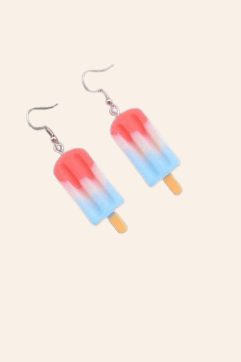 Øreringe kager-,  drinks-, søde sager og mad