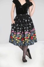 Nederdel: Meadow skirt - med smukke blomster