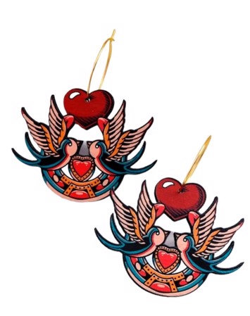 Øreringe - Vintage svaler - creoler