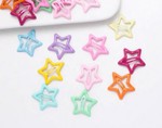 Mini hårspænder - stjerner i flere farver (10 stk.)