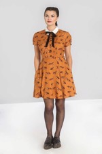 50´er kjole: Vixey Dress, brun