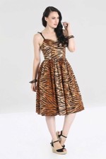 50´er kjole - Tora - tiger dress