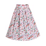 50´er nederdel - Carolyn - nederdel med regnbuer og kirsebær
