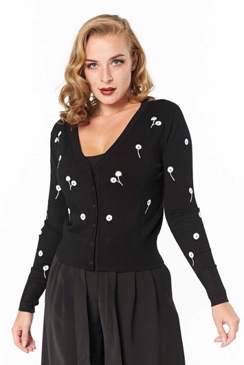 Cardigan, Daisy - sort