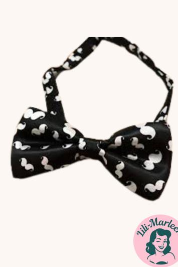 Børne butterfly, sort med skæg