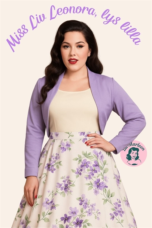 Bolerojakke, Liv Leonora, lavendel