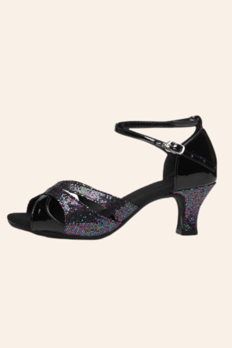 Festsko - satinsko og glitter 