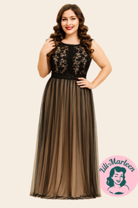 Lang gallakjole - Adonica, mokka