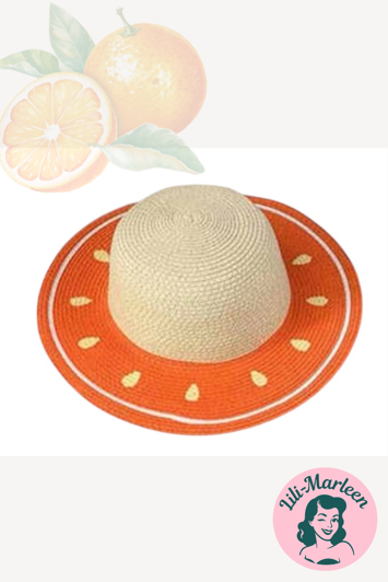 Miss Clementine – Solhat med citrus-charme og sommerglimt 