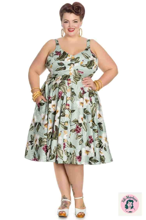 50\'er Swingkjole - Miss Tahiti