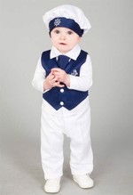 Baby jakkesæt: Lille Magnus, sømandsdåbs jakkesæt eller lille brudesvend  