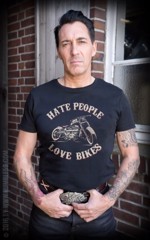 Rumble 59 T-Shirt Hate People Love Bikes