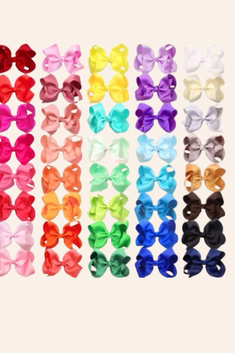 Hårsløjfer på klips 