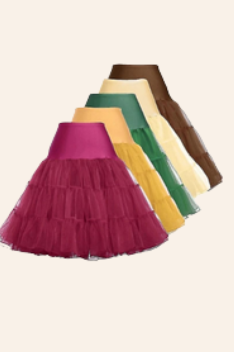 Petticoat/Skørter i mange farver