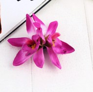 Dobbelt orkide hårclips, pink