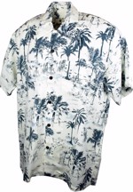 Palma Grey - Hawaii skjorte
