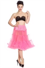 Deluxe petticoat/skørt, hot pink