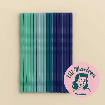 Bobby Pins -  Blå nuancer 