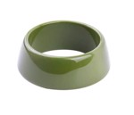 Plastik armring - Cuff rund, grøn