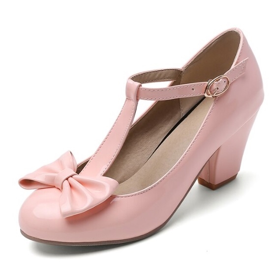 sko: Priscilla - lyserød