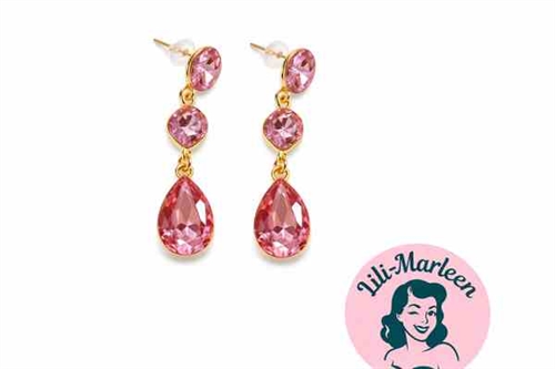 Øreringe: Miss Pink Glam 