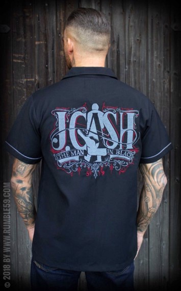 Rumble59 Lounge Shirt Man in Black