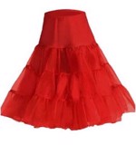Petticoat/skørt - rødt
