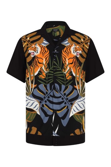 Kortærmet herreskjorte: Tiger shirt 