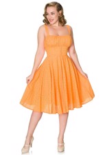 50´er kjole - Valerie, orange