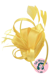 Betager på hårbøjle, gul